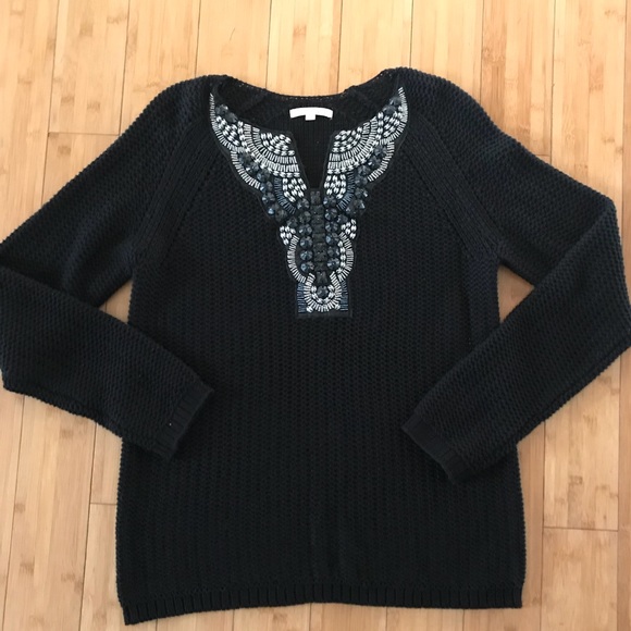 Gibson Latimer Sweaters - Gibson Latimer oversized embellished sweater